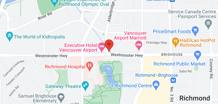 map of 1108 7371 WESTMINSTER HIGHWAY